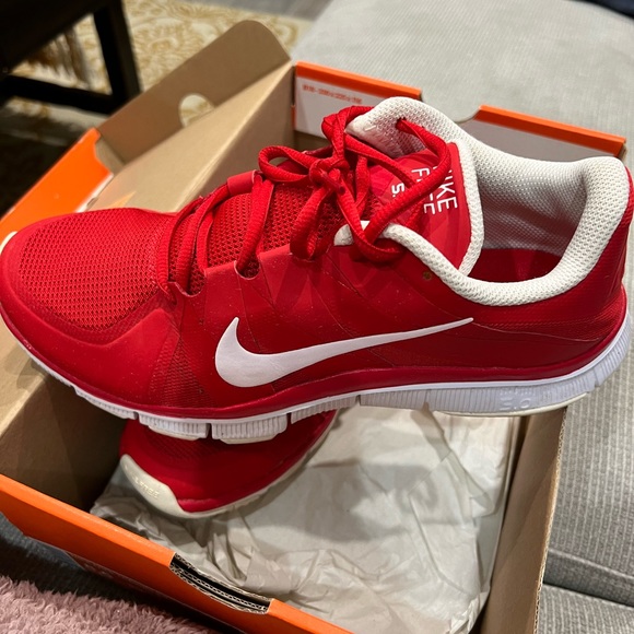 NIKE FREE TRAINER red/wht - Picture 3 of 6